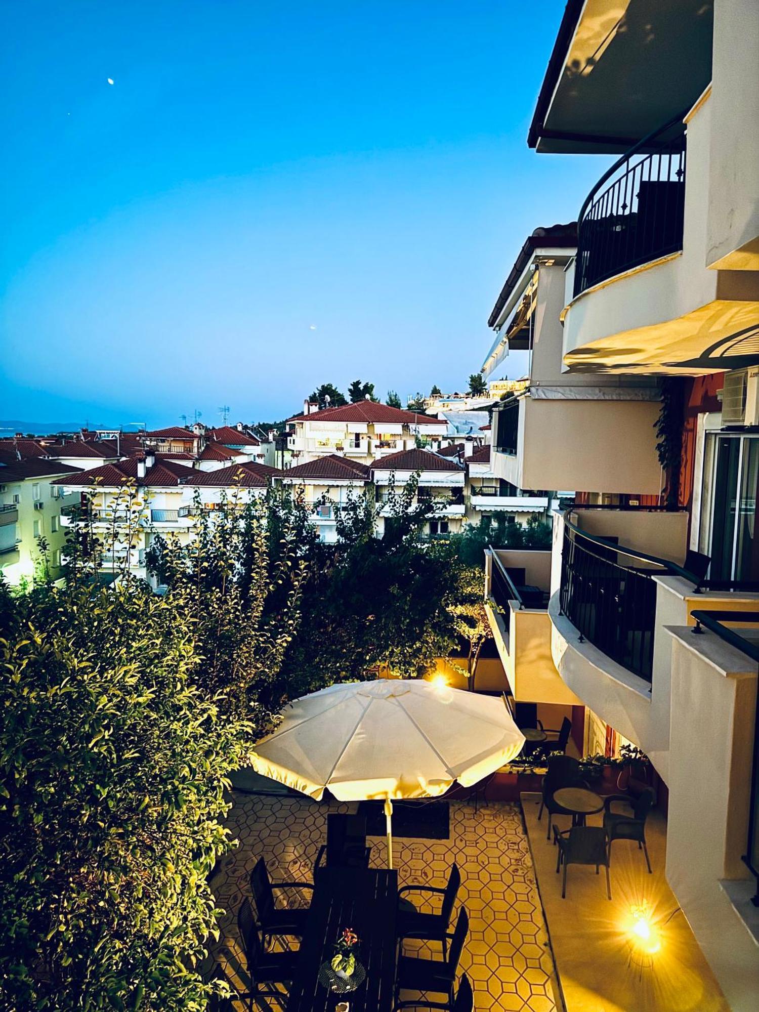 Hotel Sun Sight Pefkochori Esterno foto